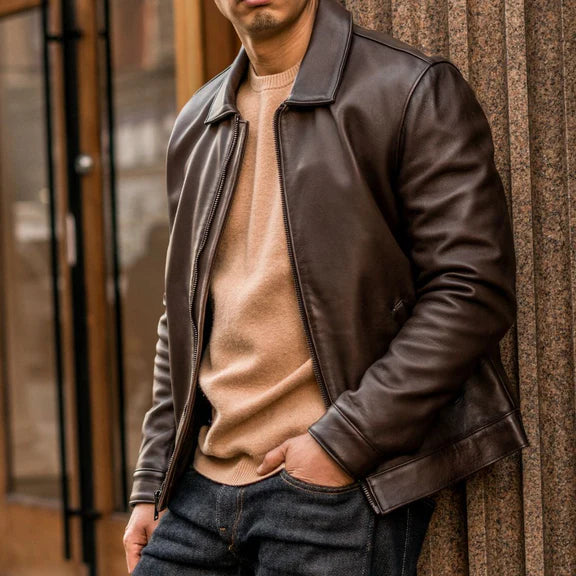 Avenger Italian Leather Jacket