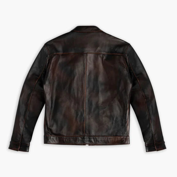 Double Tone Italian Leather Jacket