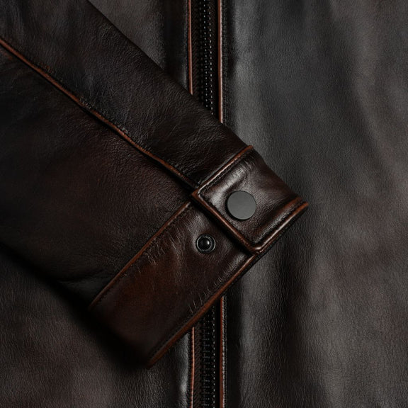 Double Tone Italian Leather Jacket